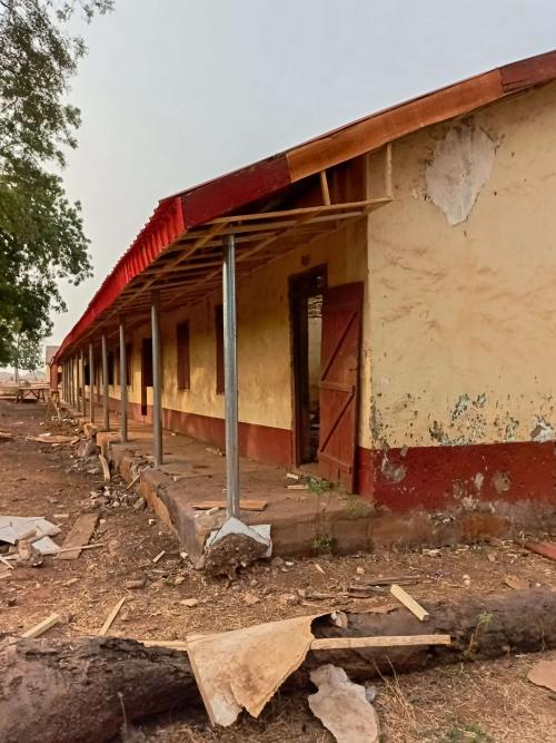 Classroom block renovation in-progress