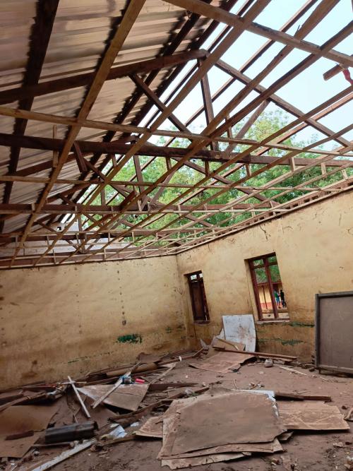 Classroom block renovation in-progress
