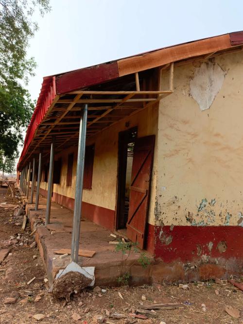 Classroom block renovation in-progress