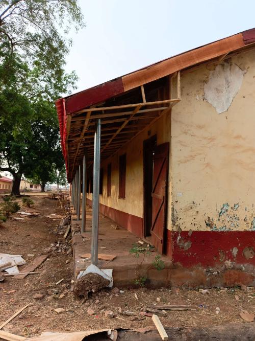 Classroom block renovation in-progress