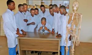 Students in Biology Lab
