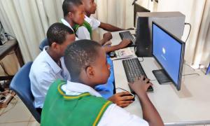 Students in Computer Lab