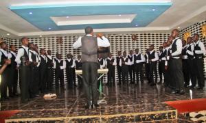 Choir of a competing secondary school 