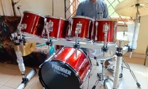 15-Sep-23: 5-Piece Premier Drum Kit donated by Barr. Patrick Ameh