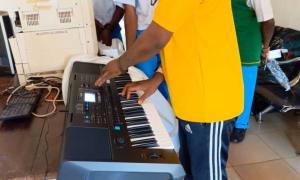15-Sep-23: Yamaha Keyboard donated by Barr. Patrick Ameh